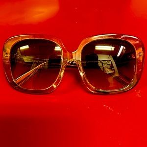 Women’s Coach brand sunglasses (Transparent Pink Ombré)